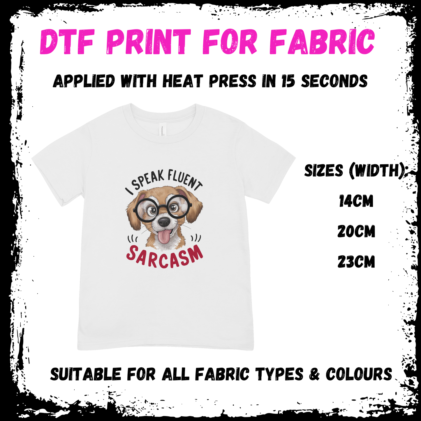 I Speak Fluent Sarcasm - Sarcastic/Rude Animal DTF print