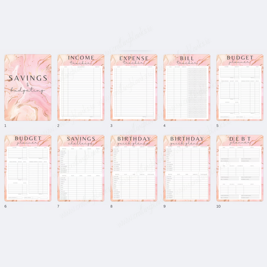 DIGITAL FILE - PINK Savings Book (€ version)