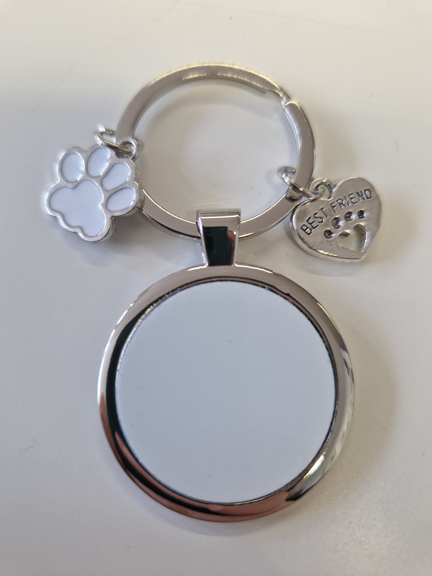 Sublimation Dog Best Friend Keyring