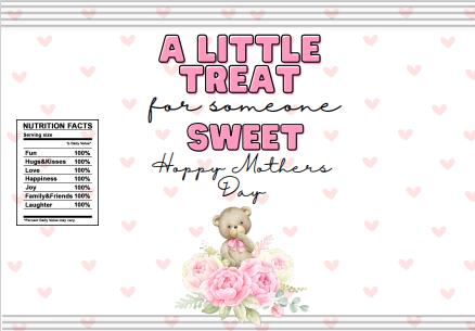 DIGITAL FILE - Crisp/Treat Bag - Teacher, Mothers Day, Fathers Day, Valentine