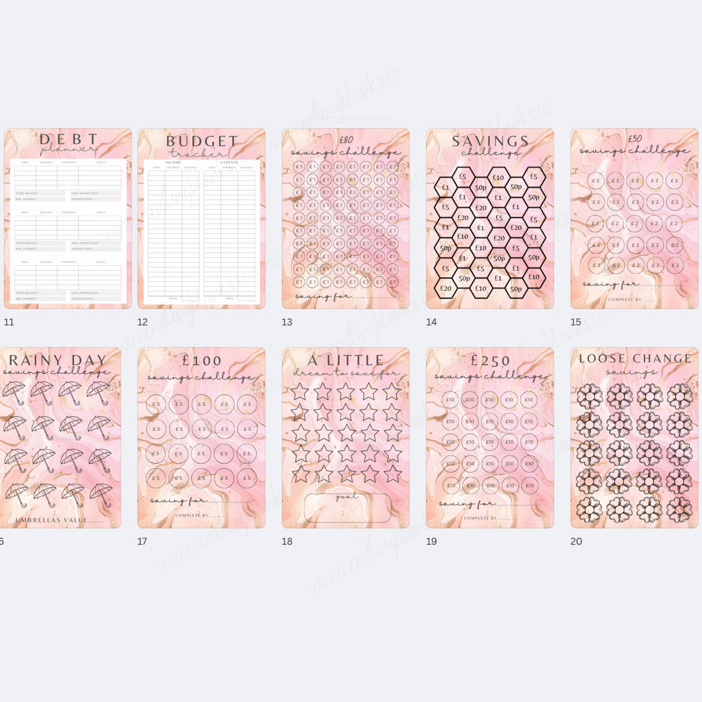 DIGITAL FILE - PINK Savings Book (€ version)