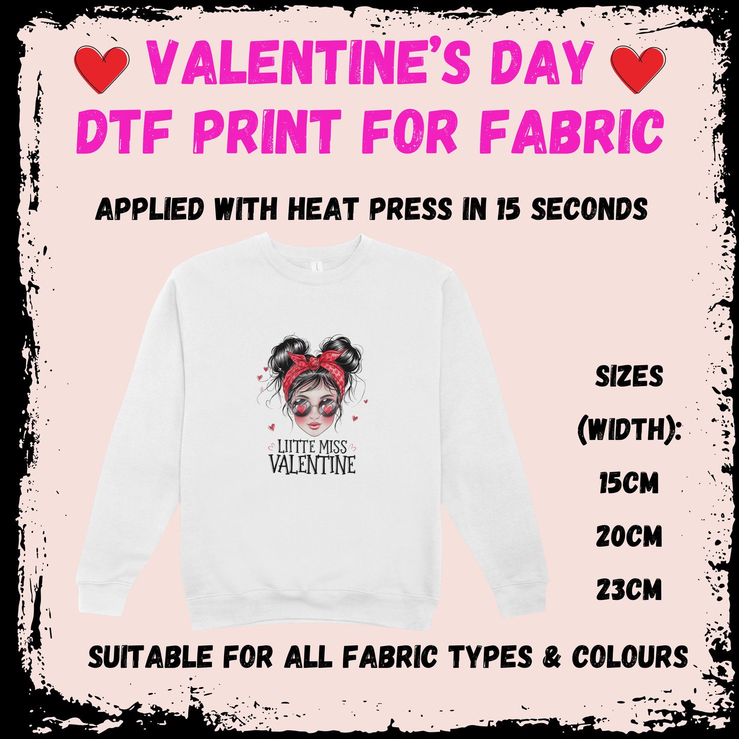 Valentine's DTF - Little Miss Valentine