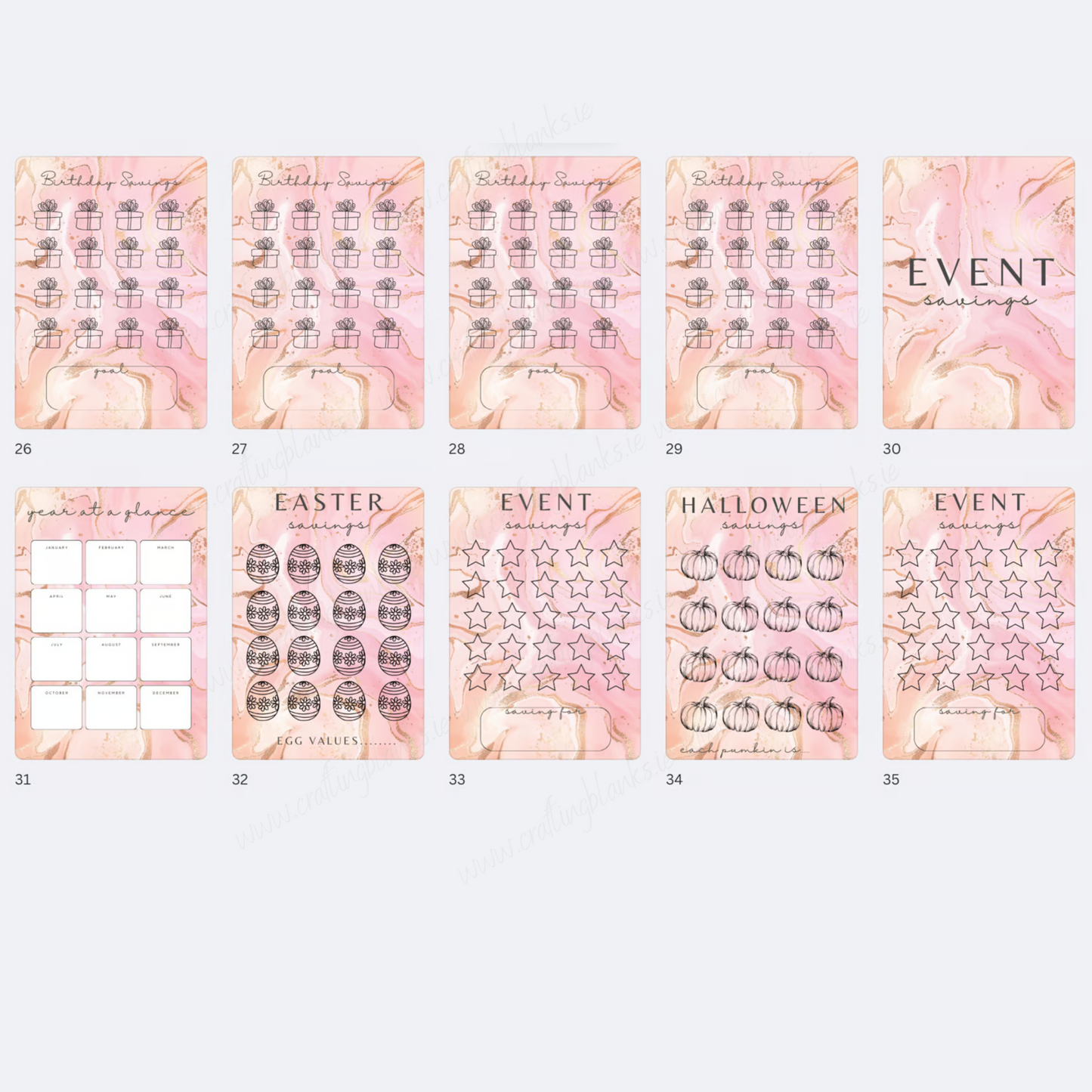 DIGITAL FILE - PINK Savings Book (€ version)