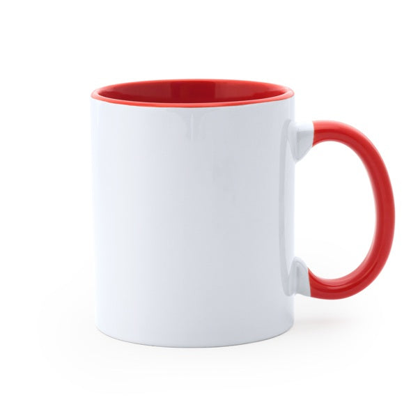 Sublimation Mug - Red Handle & Interior