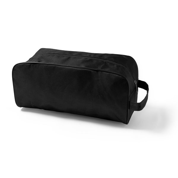 Black boot bag with handle