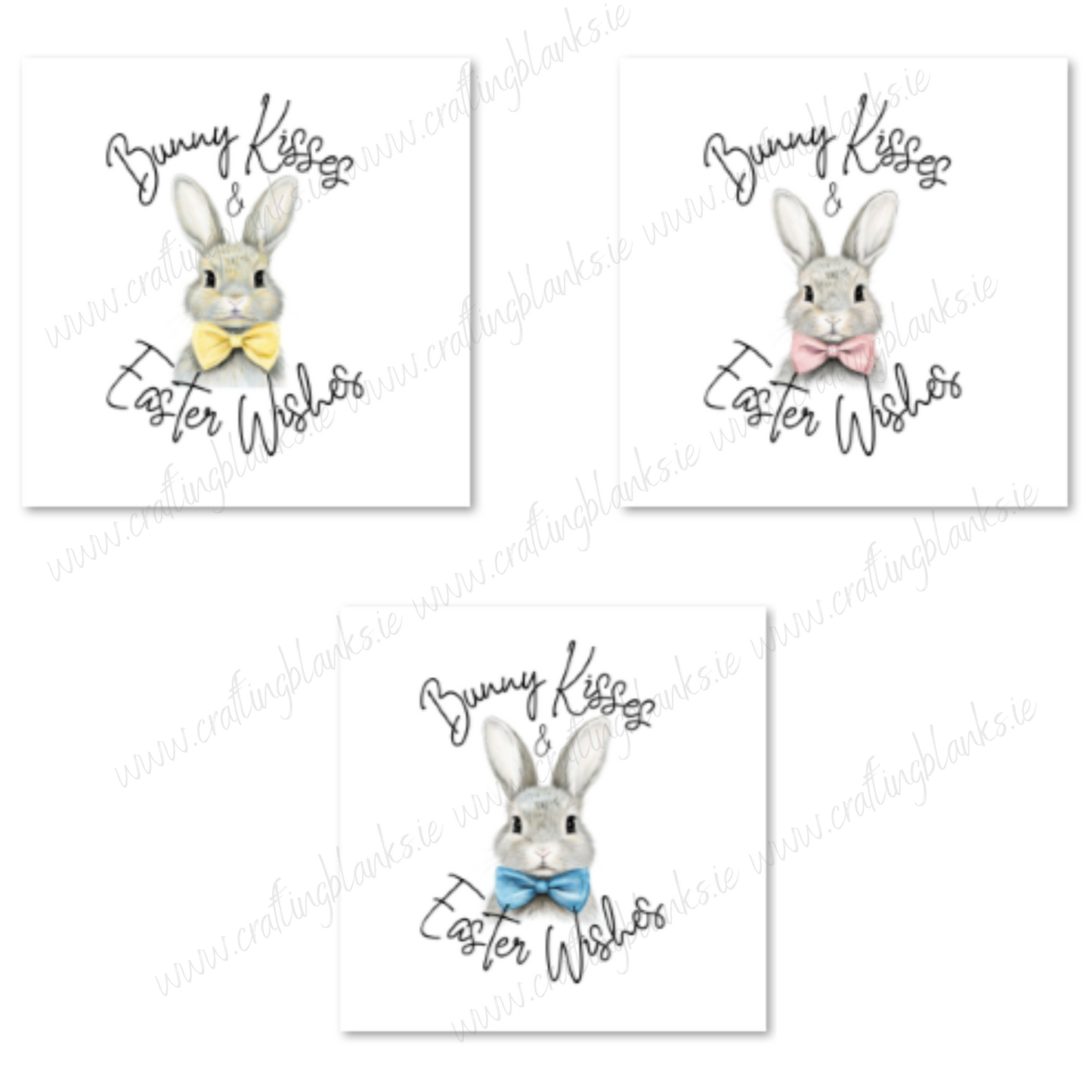 DIGITAL FILE - Bunny Kisses & Easter Wishes