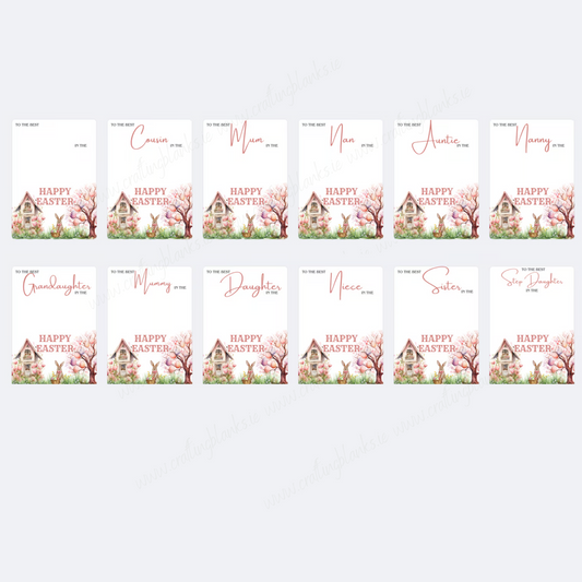 DIGITAL FILE - Easter Galaxy Boards - PINK TEXT