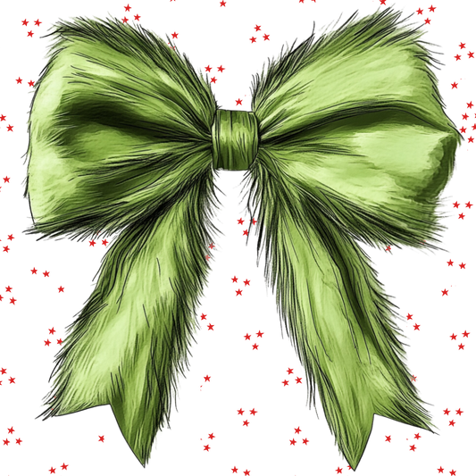 DTF Transfer - Green Bow 20*20cm