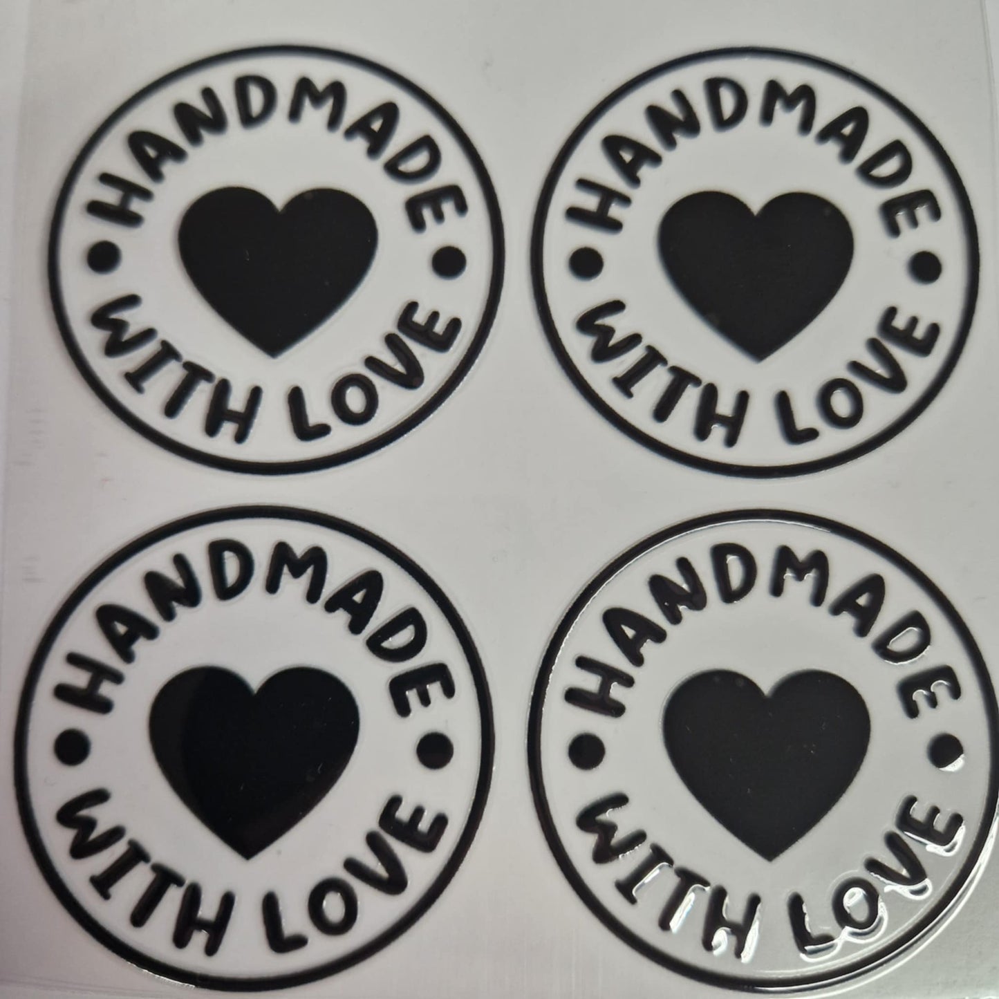 UV DTF Handmade With Love Transfers