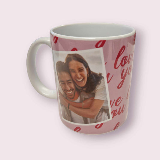 PERSONALISED I Love You Photo Mug