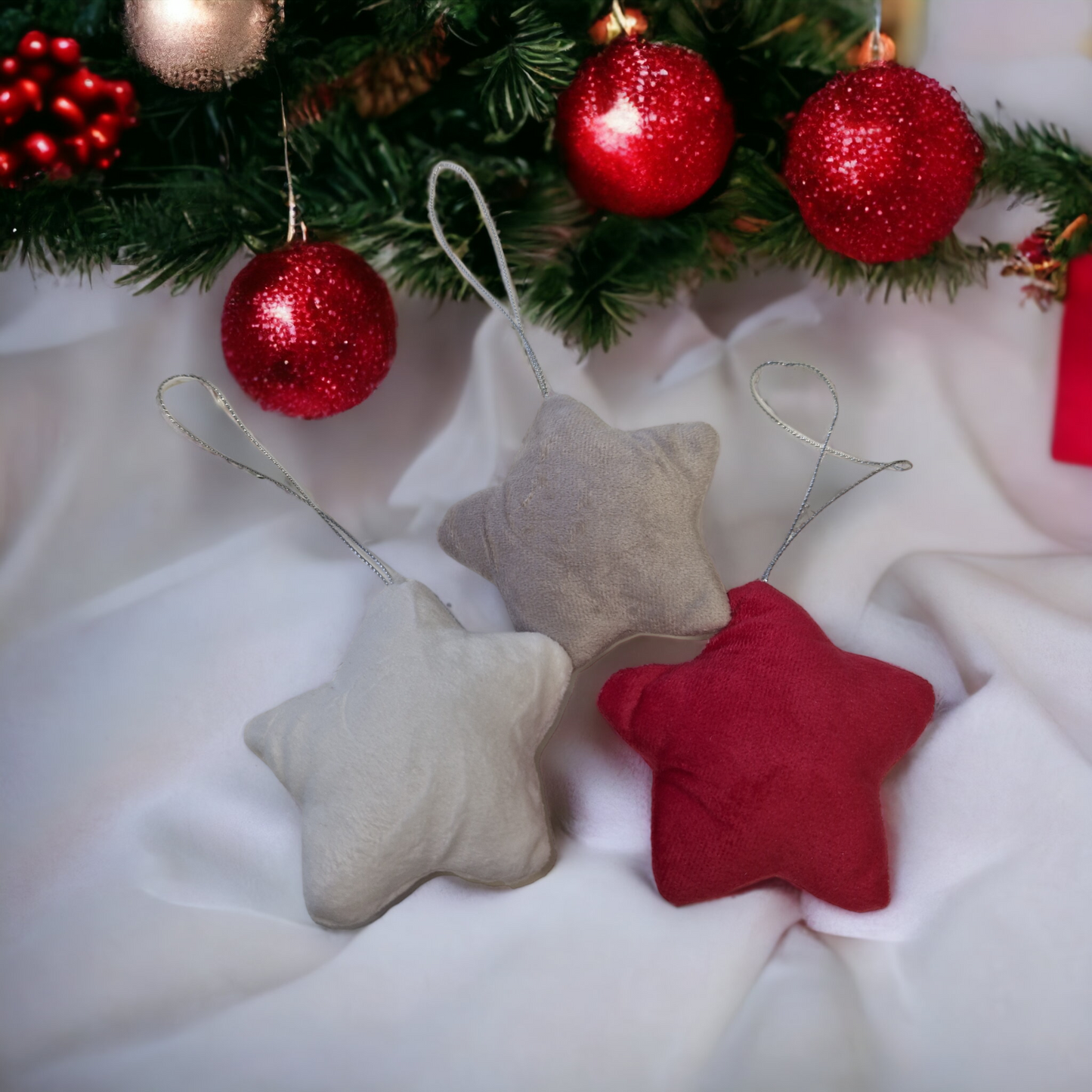 Velvet Star Decorations