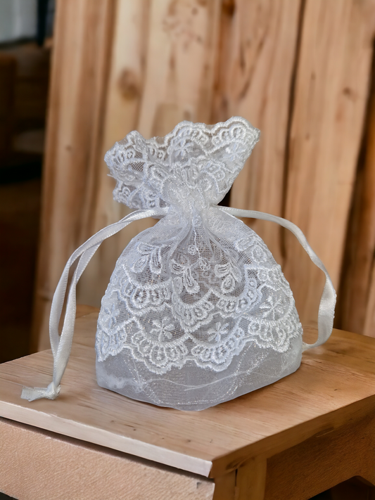 Lace Style Organza Bag