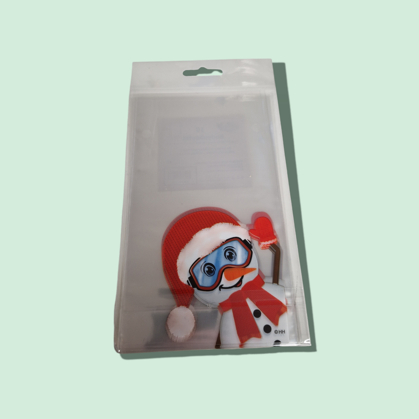 Pack of 10 Clear Christmas Bags