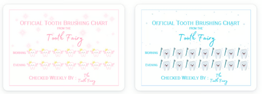 DIGITAL FILE - Tooth Fairy Brushing Chart