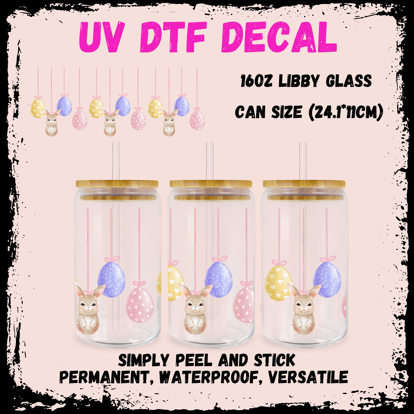 Easter UV DTF - Hanging Symbols