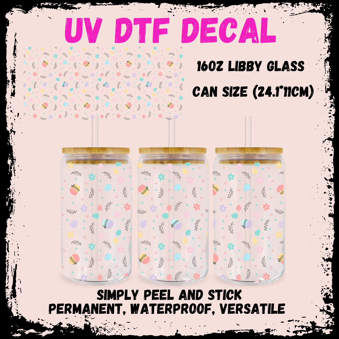 Easter UV DTF - Spring Print