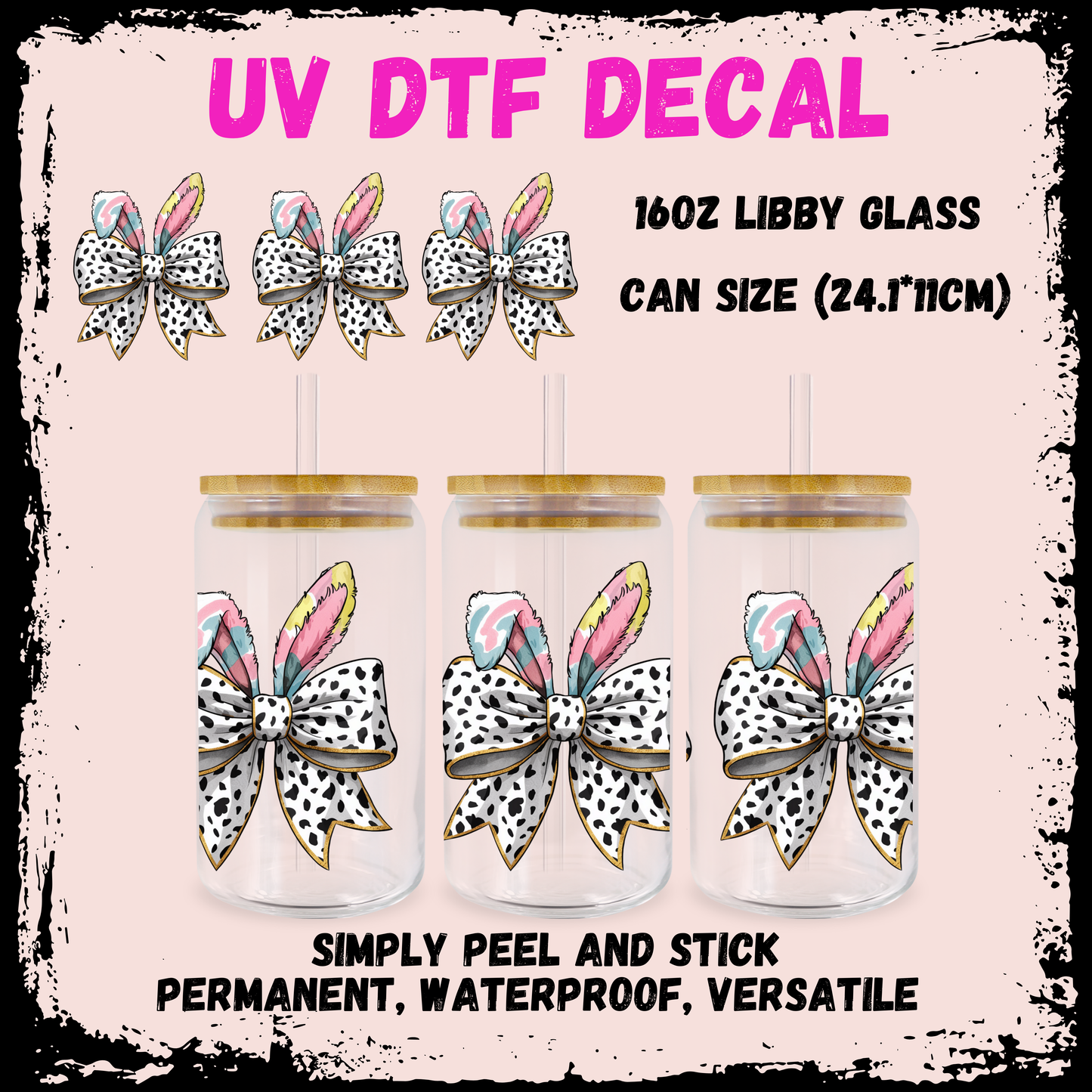 Easter UV DTF - Easter Bows