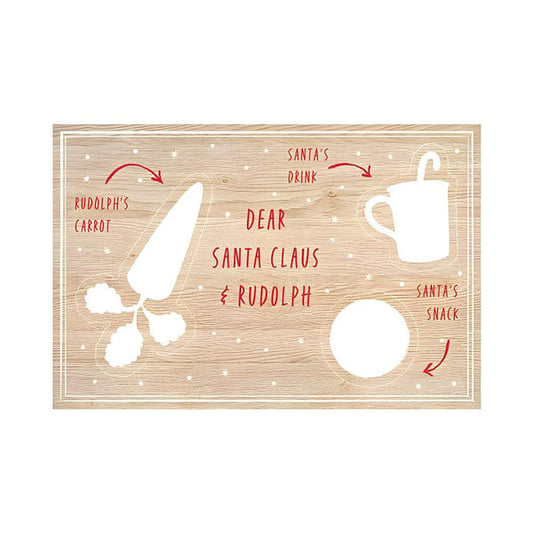 Snacks For Santa Wooden Board