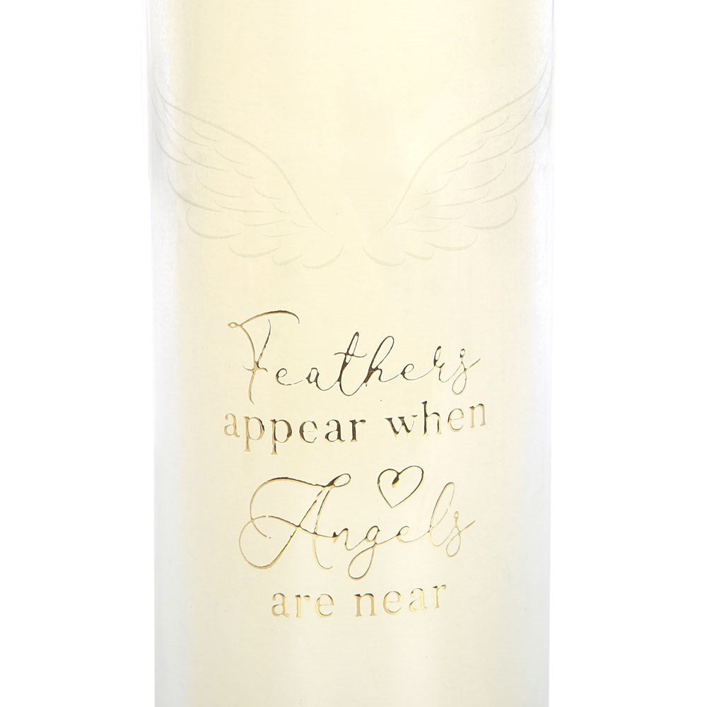 Feathers Appear When Angels Are Near Candle