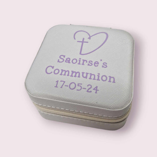 PERSONALISED Communion Jewellery Box