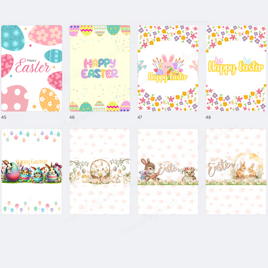 DIGITAL FILE - Easter Chocolate bar sleeves/wrappers