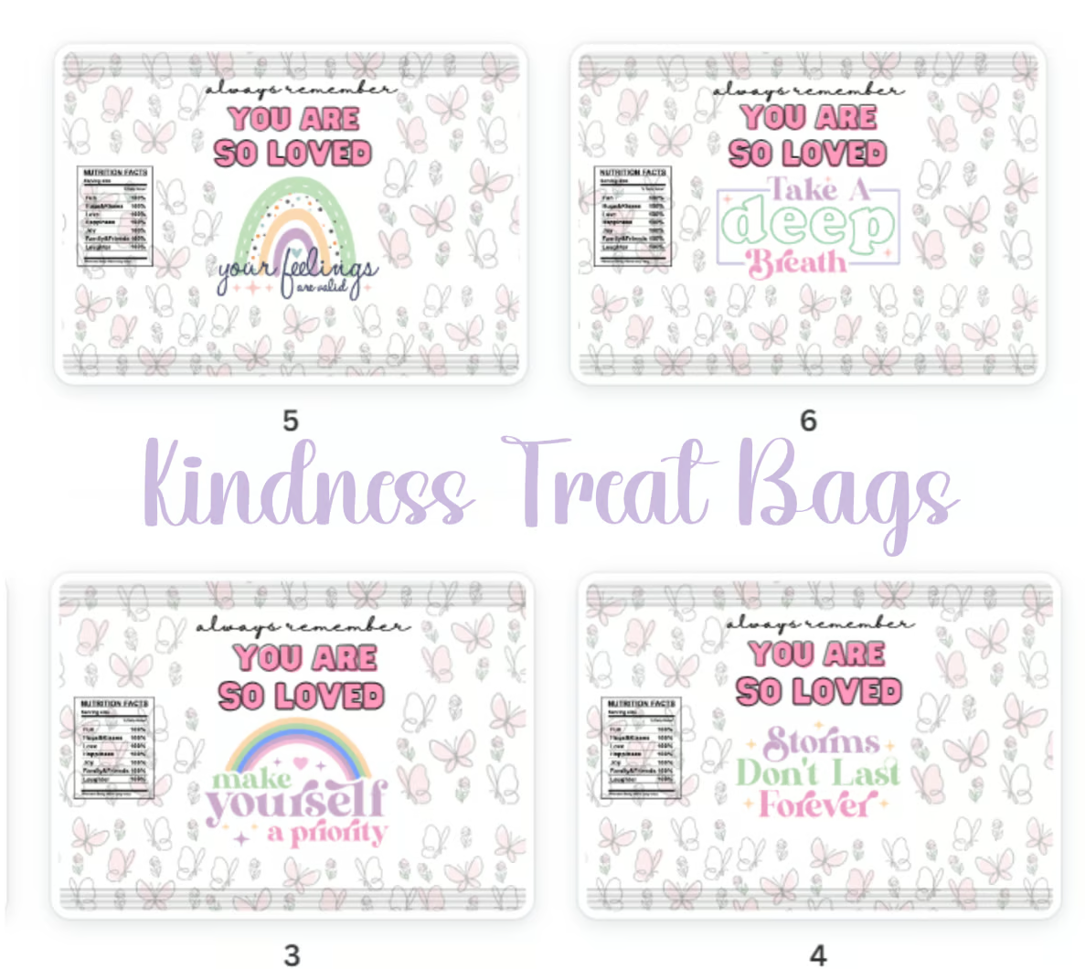 DIGITAL FILE - Kindness Treat Bags