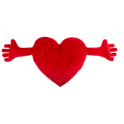 Large Plush Heart With Arms