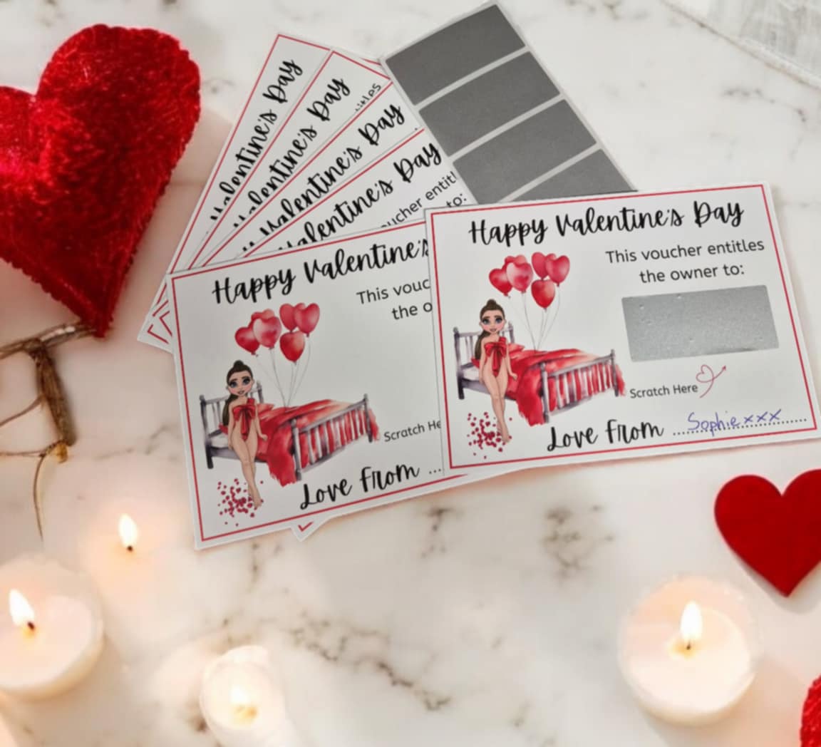 Exclusive Valentine's Day Scratch Cards