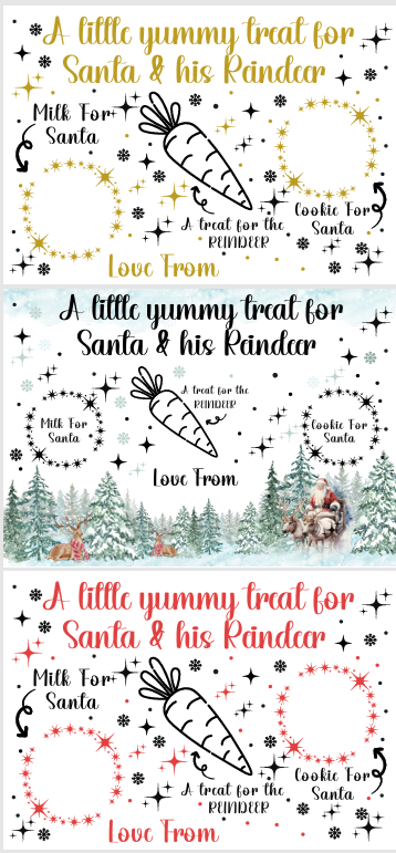 DIGITAL FILE - Treats For Santa Board