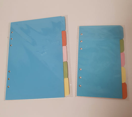 A6 Binder Dividers