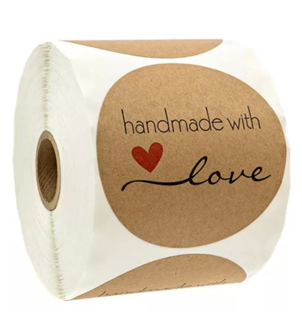 Handmade With Love Stickers