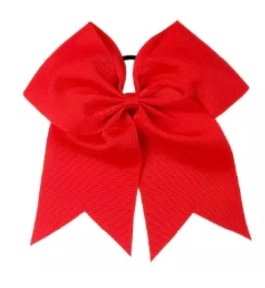 Red Cheer Bow