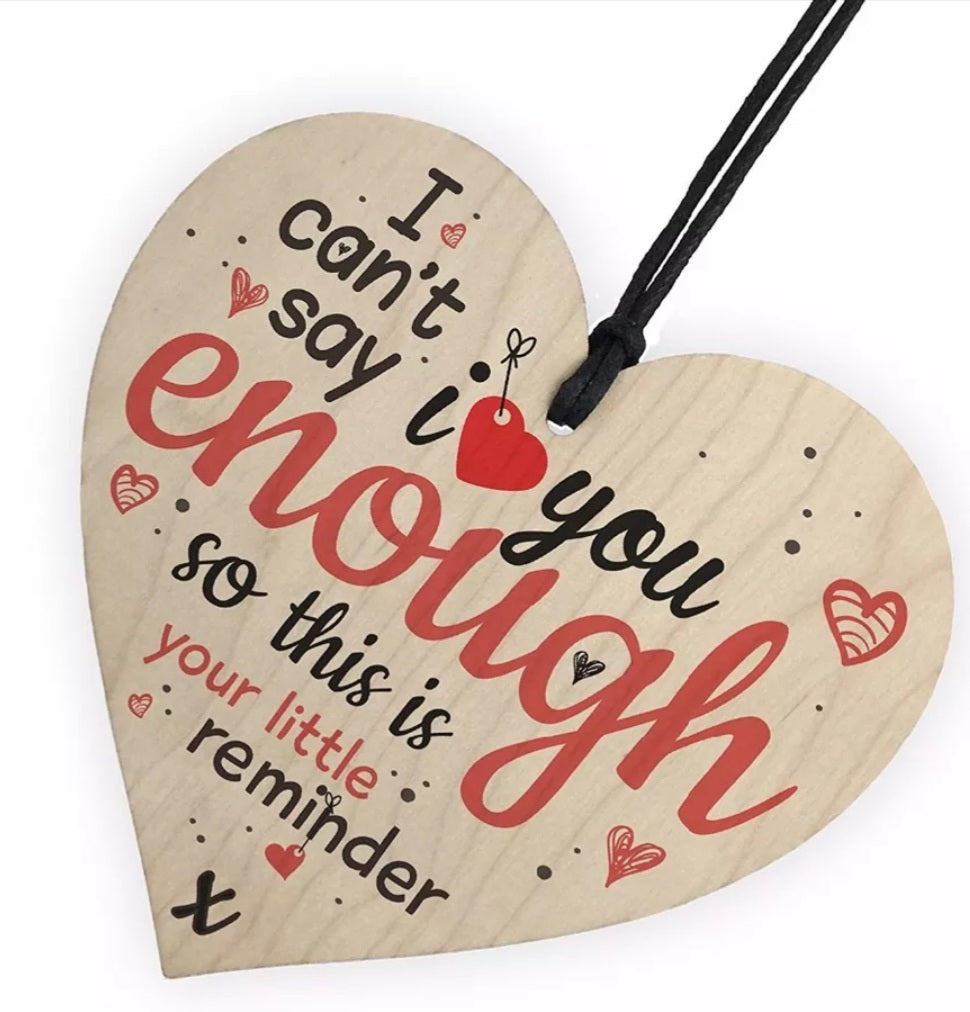 Valentines Wooden Heart