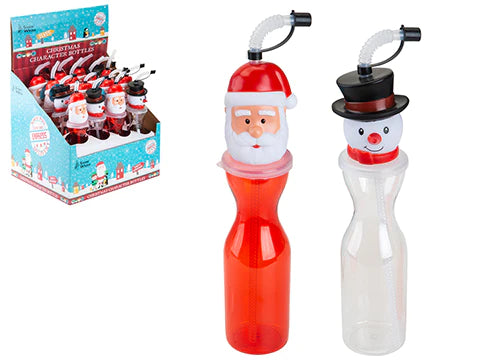 Santa/Snowman Bottle